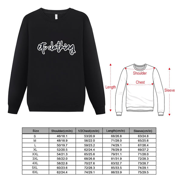 ETC Clothing Logo Cotton Fleece Crew