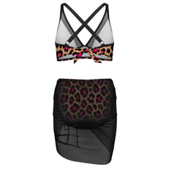 ETC Leopard Swim Suit - With Skirt