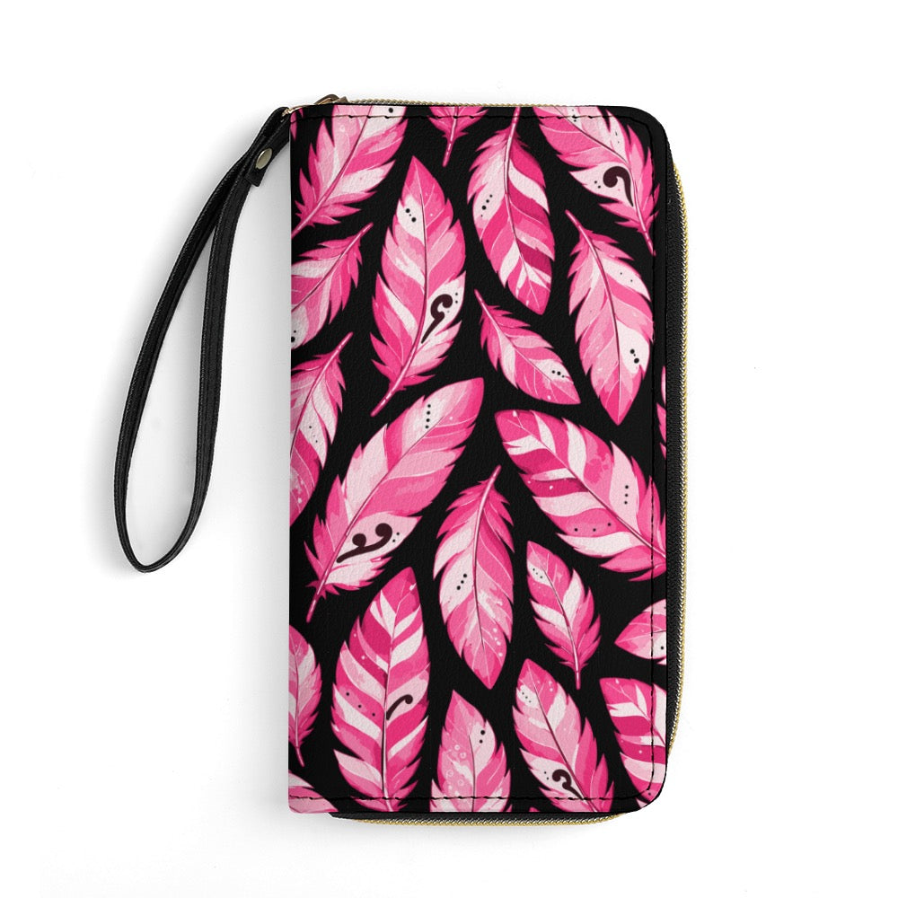 ETC Limited Edition Pink Feather Wallet