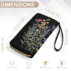 ETC Wild Flower PU Leather Wallet