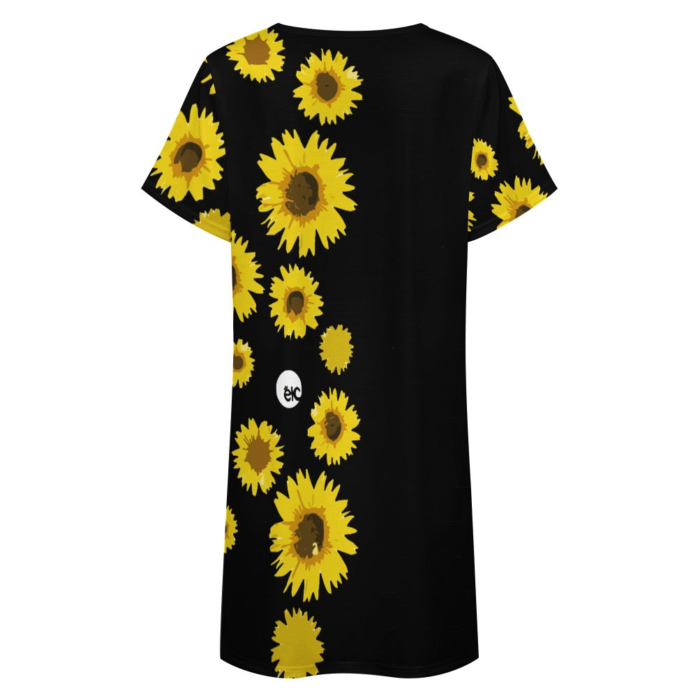 ETC Sunflower Tee Dress