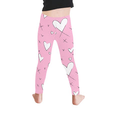 ETC Heart 'X' Leggings - Girls