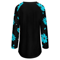 ETC Blue Daisies Long Sleeve