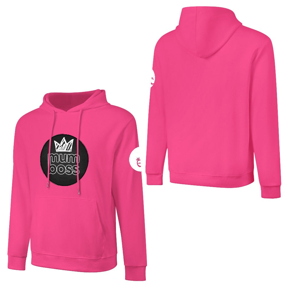 ETC Mum Boss Pink Cotton Hoodie