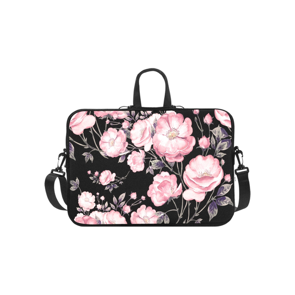 ETC Pink Peonies Laptop Bag