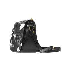 ETC Piwakawaka Koru PU Leather Saddle Bag