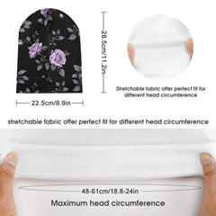 ETC Fleur Violette Knitted Beanie