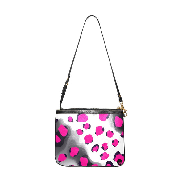 ETC Pink Leopard Shoulder Bag