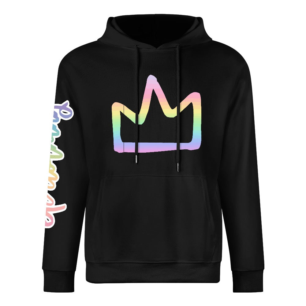 ETC Ombre Rainbow Crown Hoodie
