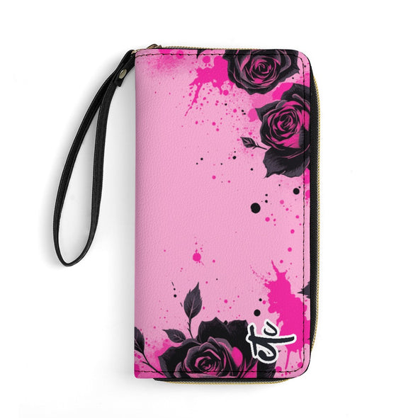 ETC Pink Floral PU Leather Wallet