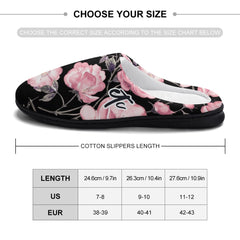 ETC Spring 17' Peonies Cotton slippers