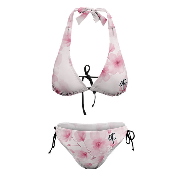 ETC Pink Floral Bloom Bikini Set