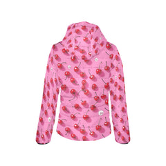 ETC Pink Cherries Puffer Jacket