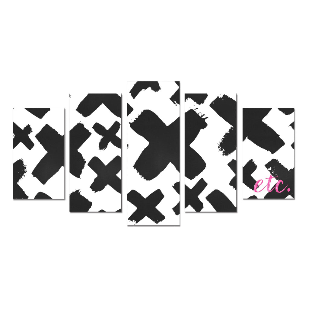 Canvas Wall Art Prints (No Frame) 5-Pieces/Set A