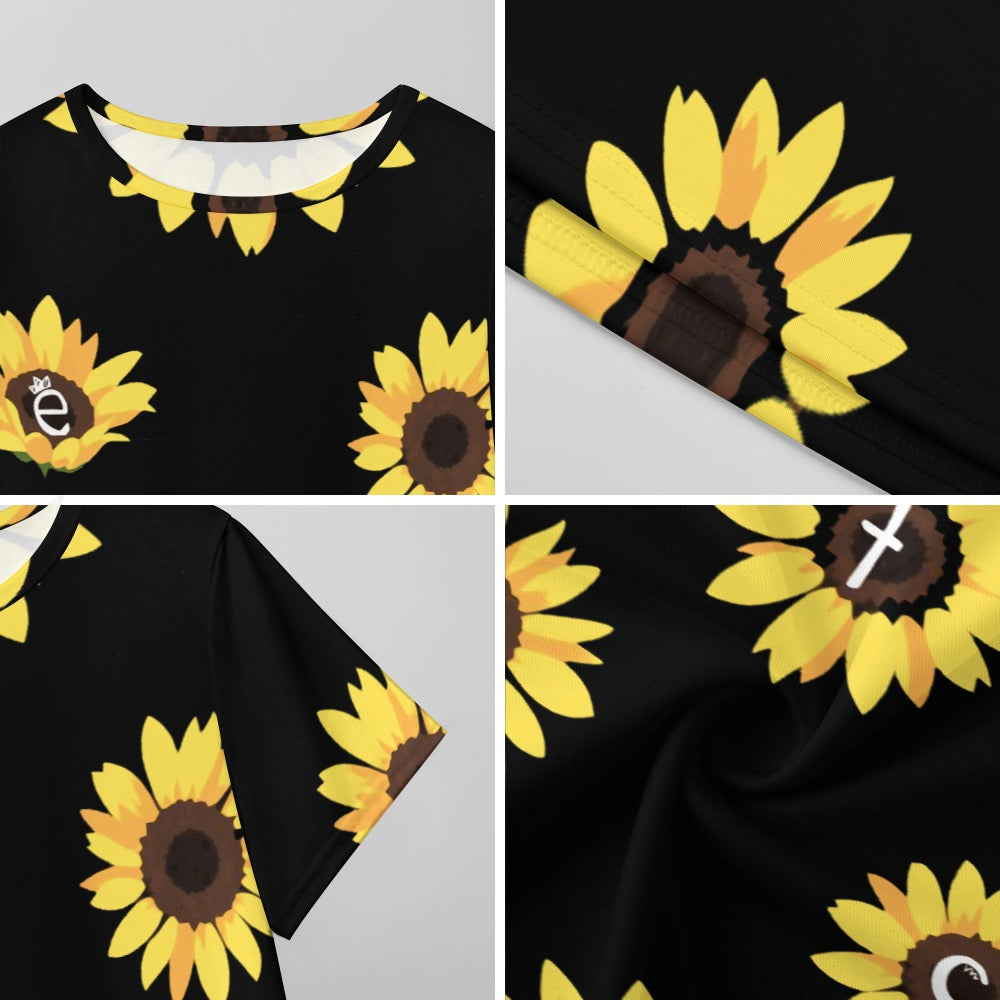 ETC Sunflower Tee Dress