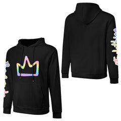 ETC Ombre Rainbow Crown Hoodie