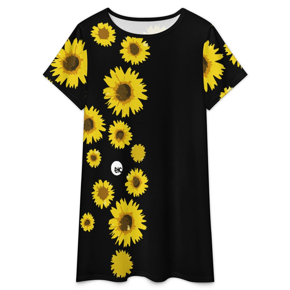 ETC Sunflower Tee Dress