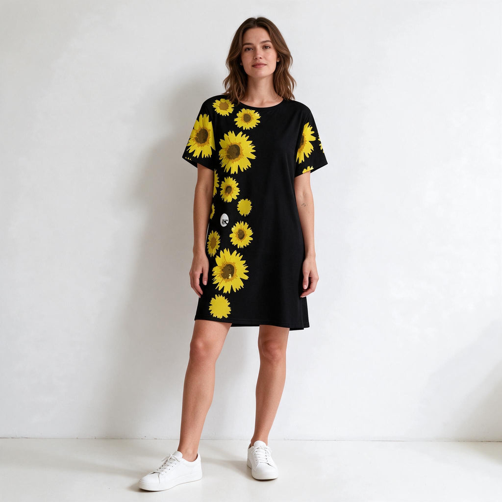 ETC Sunflower Tee Dress