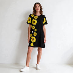 ETC Sunflower Tee Dress