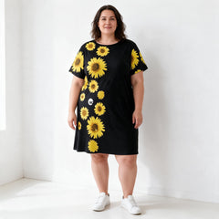 ETC Sunflower Tee Dress