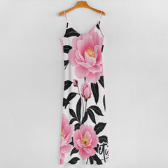 ETC Floral Strap Maxi Dress