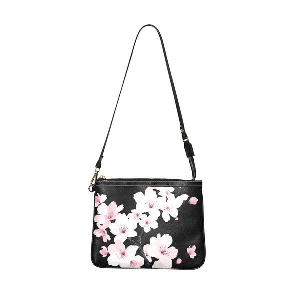 ETC Black Cherry Blossom Shoulder Bag