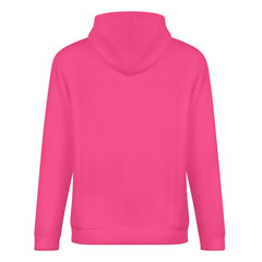 ETC Hot Pink Floral Cow Cotton Hoodie