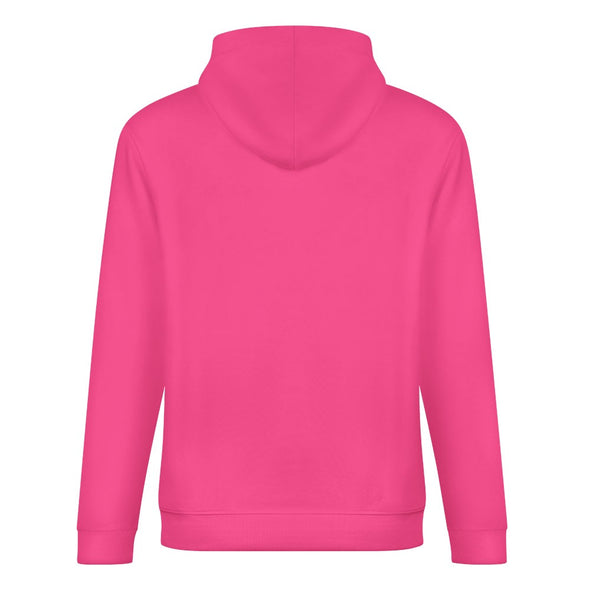 ETC Hot Pink Floral Cow Cotton Hoodie