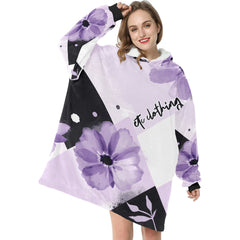 ETC Purple Floral Bloom Comfy