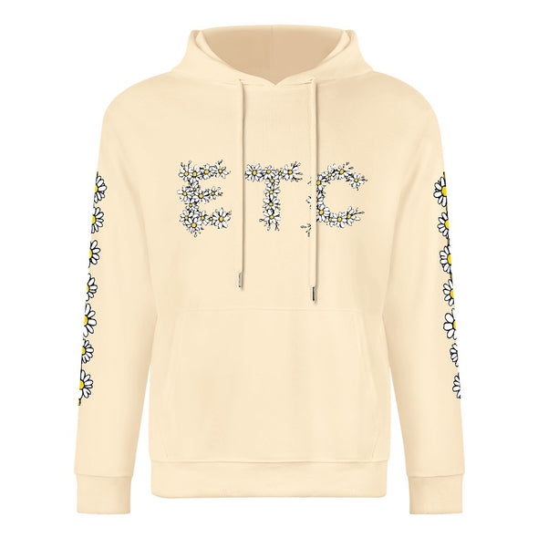 ETC Daisy Cream Cotton Hoodie