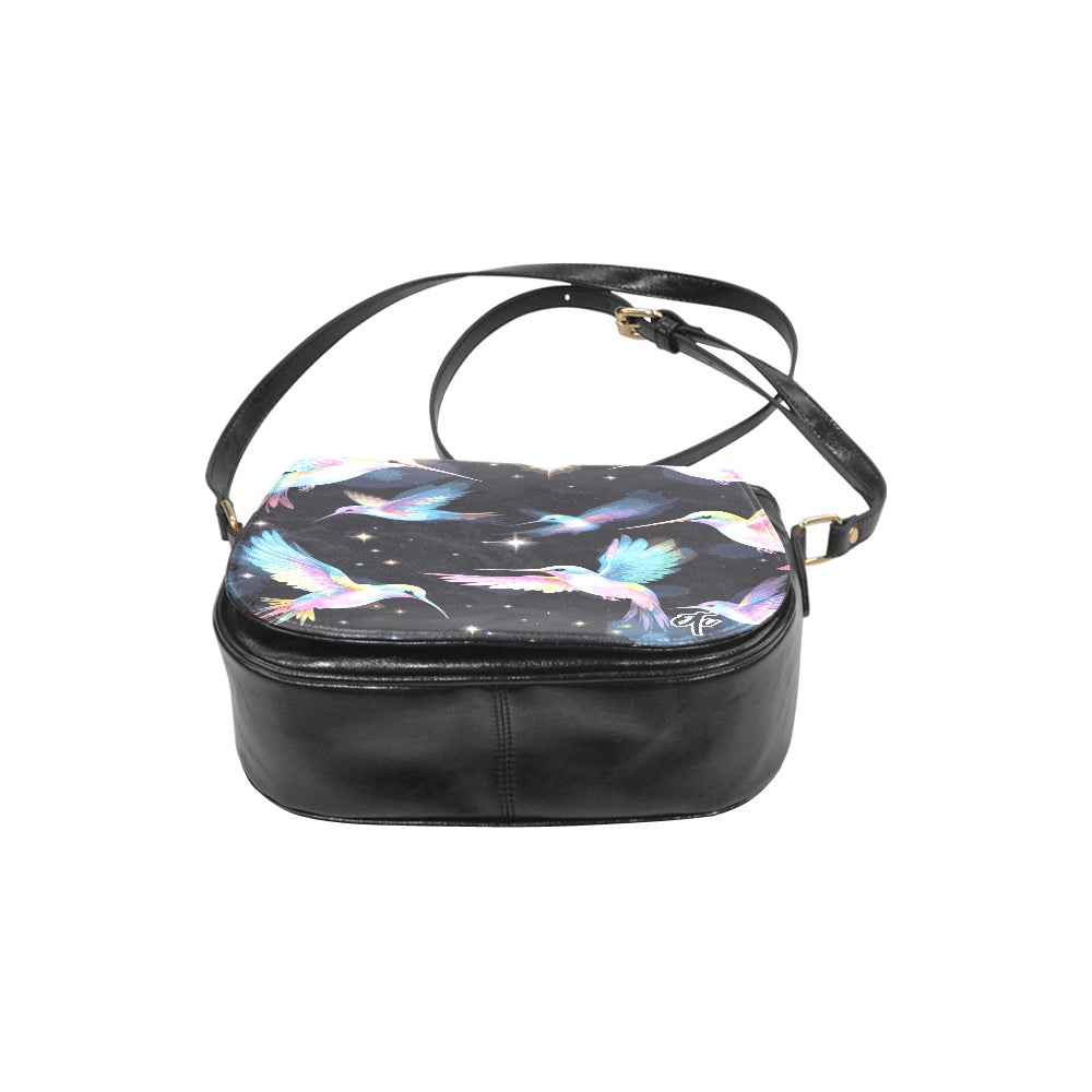 ETC Hummingbird PU Leather Saddle Bag