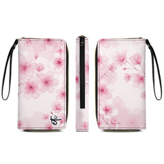 ETC Pink Floral Bloom PU Leather Wallet