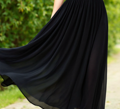 ETC Chiffon Summer Maxi Skirt