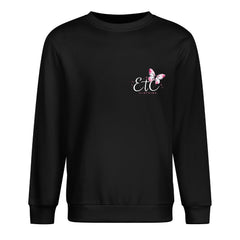 ETC Butterfly Cotton Crew - Black