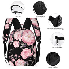 ETC Spring 17' Pink Peonies Back Pack Set