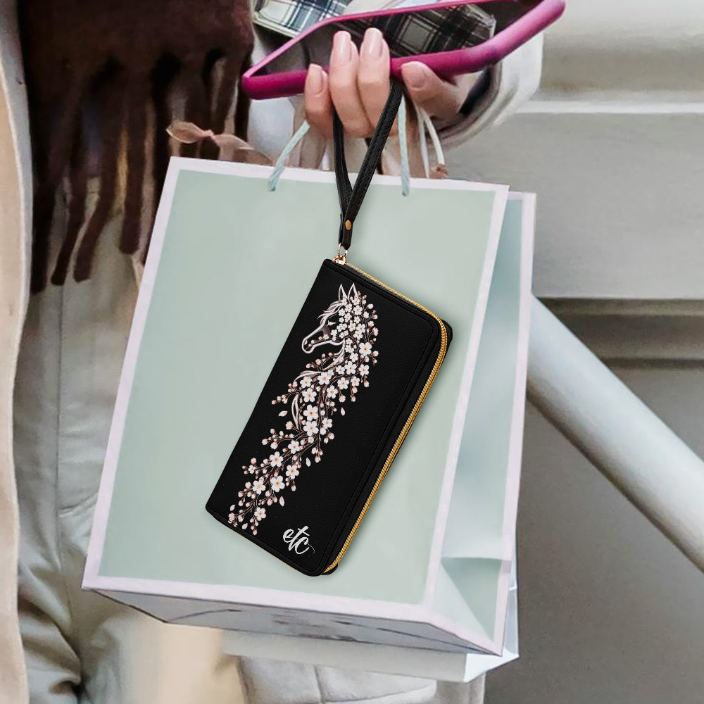 ETC Cherry Blossom Stencil Wallet
