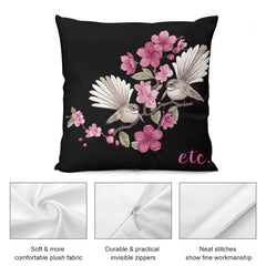 ETC Floral Fantail Pillow Case