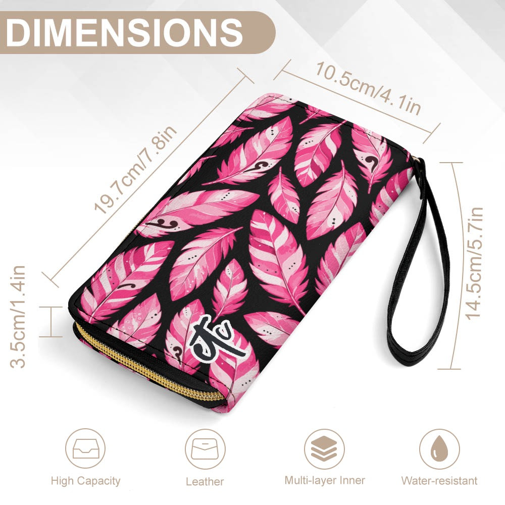ETC Limited Edition Pink Feather Wallet