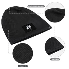 Etc Script Logo Plush Beanie