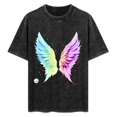 ETC Vintage Wash Angel Wings Tee