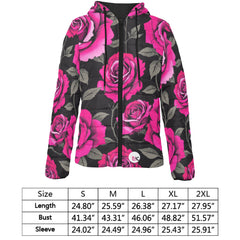 ETC Pink Rose Puffer Jacket