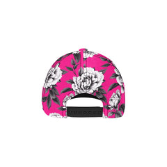 ETC Hot Pink Monochrome Floral Cap