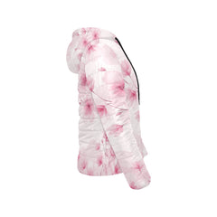 ETC Pink Floral Bloom Puffer Jacket