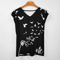 ETC Free Spirit Ice Silk Ruffle Tee