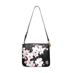 ETC Black Cherry Blossom Shoulder Bag