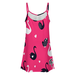 ETC Love Swans Slip Dress