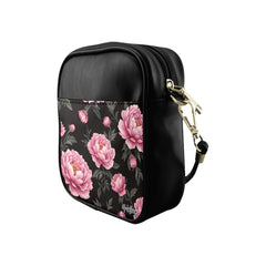 ETC Peonies Floral Sling Bag