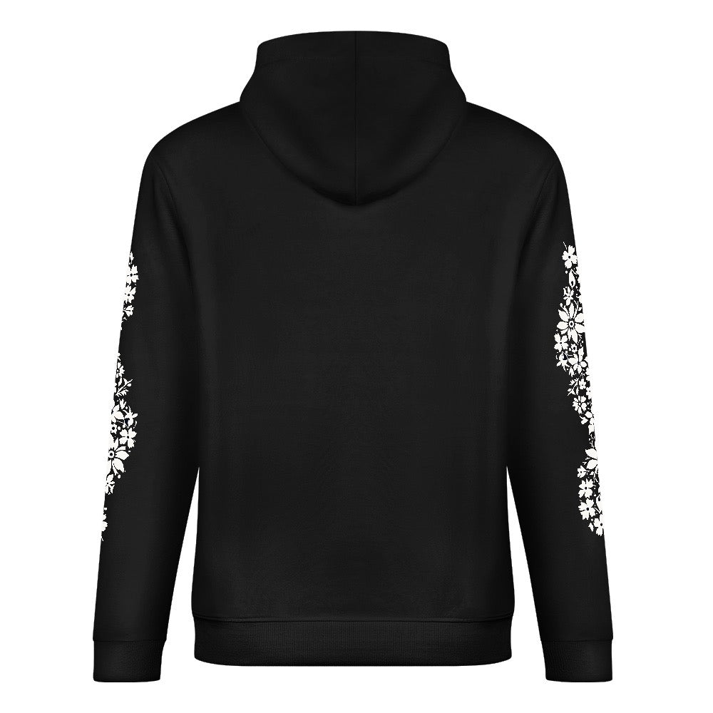 ETC Highland Floral Stencil Highland Cow Hoodie