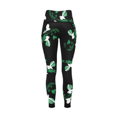 ETC Green Piwakawaka Koru Leggings