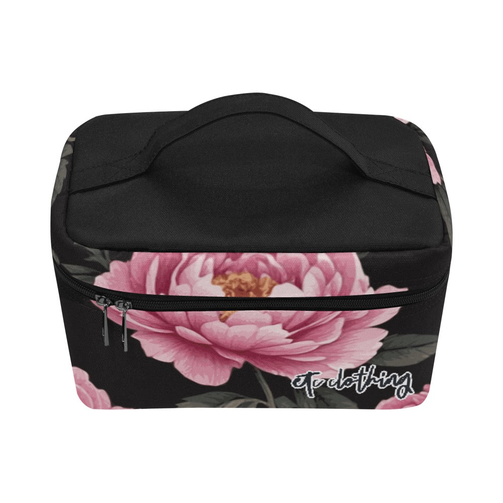 ETC Peonies Floral Make Up Bag